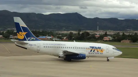 Avi&oacute;n del Transporte A&eacute;reo Militar-TAM. (Foto: RR. SS.).