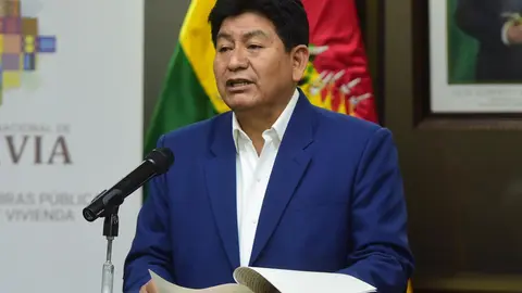 Edgar Monta&ntilde;o, ministro de Obras P&uacute;blicas, Servicios y Vivienda de Bolivia. (Foto: La Raz&oacute;n).