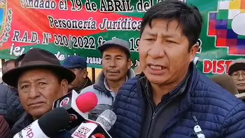 Nicanor Cochi, Fejuve El Alto. (Foto. Erbol).