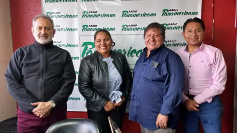 De izquierda a derecha: Fabi&aacute;n Yaksic, Deisy Choque, Manuel Morales y Jos&eacute; Luis Flores.