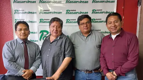 De izquierda a derecha: Jorge Silva, Manuel Morales, Omar Aguilar y Jos&eacute; Luis Flores.