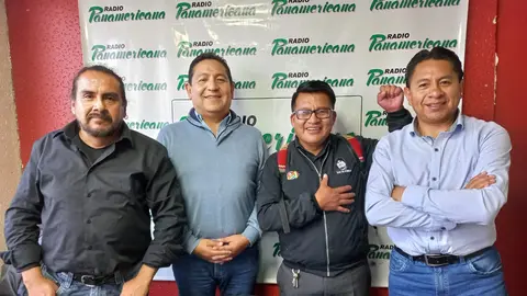 De izquierda a derecha: Mart&iacute;n Moreira, Jos&eacute; Luis Bedregal, Ren&aacute;n Cabezas y Jos&eacute; Luis Flores.