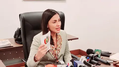 Mar&iacute;a Ren&eacute; &Aacute;lvarez, diputada de Creemos. (Foto: Erbol).