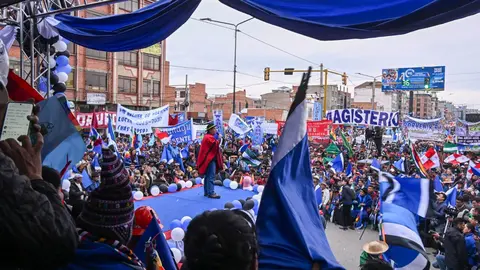 Congreso masista en El Alto. (Foto: La Raz&oacute;n).