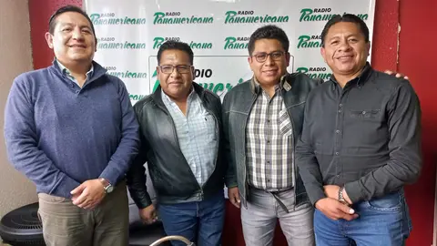 De izquierda a derecha: Jos&eacute; Luis Bedregal, Juan Jos&eacute; J&aacute;uregui, Israel Quino y Jos&eacute; Luis Flores.