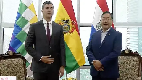 Santiago Pe&ntilde;a y Luis Arce. (Foto: La Raz&oacute;n).