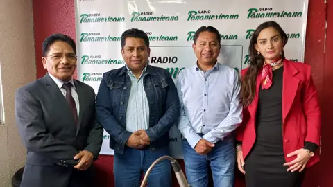 De izquierda a derecha: Jorge Silva, Israel Quino, Jos&eacute; Luis Flores y Luisa Nayar.