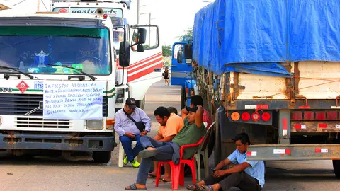 Transporte pesado, Bolivia. (Foto: El D&iacute;a).