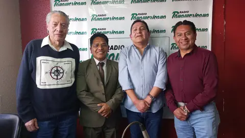 De izquierda a derecha: Carlos Borht, Jorge Silva, Jos&eacute; Luis Bedregal y Jos&eacute; Luis Flores.