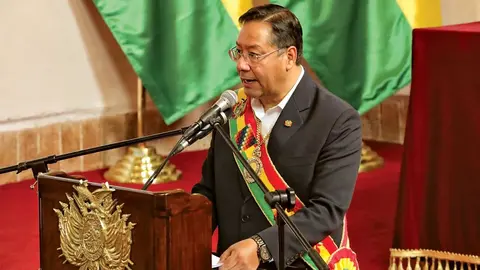 Luis Arce Catacora, presidente de Bolivia. (Foto: Opini&oacute;n Bolivia).