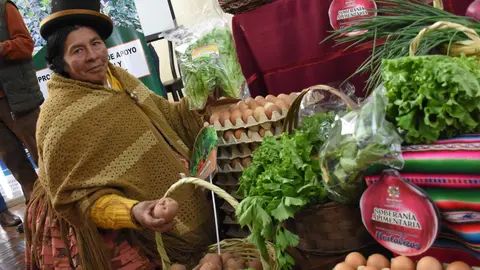 Feria del campo a la olla. (Foto: La Raz&oacute;n).