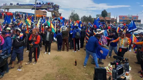 Marcha evista. (Foto: La Raz&oacute;n)