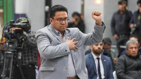 C&eacute;sar Siles, nuevo ministro de justicia. (Foto: La Raz&oacute;n).