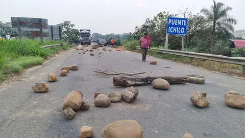 Bloqueo evista. (Foto: La Raz&oacute;n).