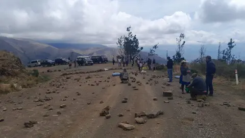 Bloqueo evista. (Foto: Bolivia.com).