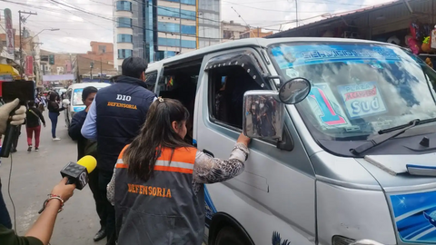 Transporte Oruro. (Foto: N&oacute;mada News).