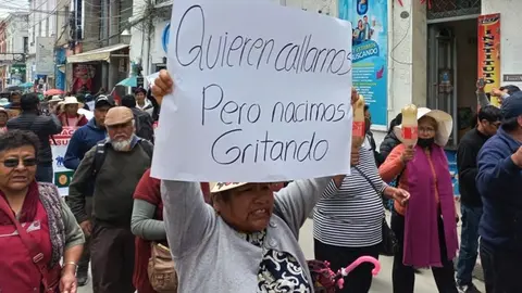 Cabildo Oruro. (Foto: ANF).
