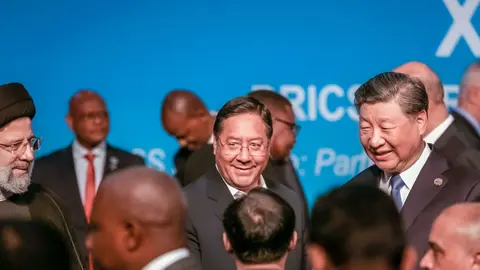 Luis Arce en los Brics de 2024. (Foto: La Raz&oacute;n).