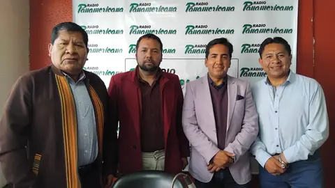 De izquierda a derecha: Roberto de la Cruz, Joshua Bellott, William Bascop&eacute; y Jos&eacute; Luis Flores.