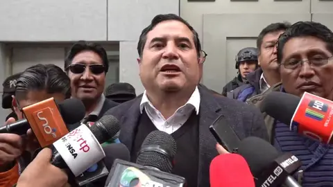 Presidente de la C&aacute;mara Boliviana del Transporte Pesado, H&eacute;ctor Mercado (FOTO. ANF)