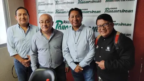Jose Luis Bedregal, Hugo Moldiz, Jos&eacute; Luis Flores y Ren&aacute;n Cabezas.