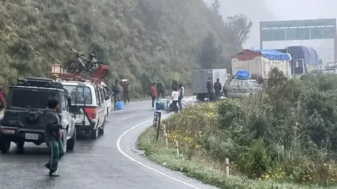 Transportistas de los Yungas. (Foto: AEP)