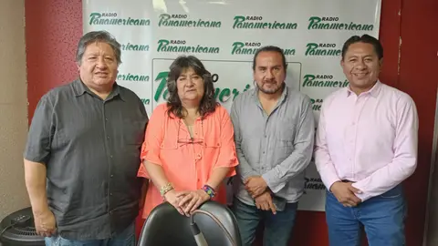 De izquierda a derecha: Manuel Morales, Jimena Costa, Mart&iacute;n Moreira y Jos&eacute; Luis Flores.