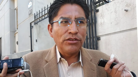 Felix Patzi, pol&iacute;tico boliviano. (Foto. TIB).