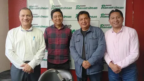 De izquierda a derecha: Franklin Pareja, Marcelo Arequipa, Amilcar Barral y Jos&eacute; Luis Flores.