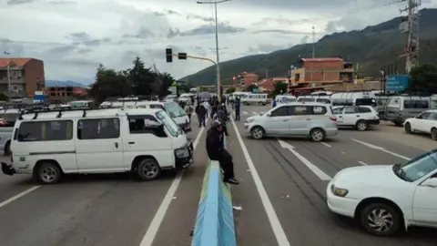 Bloqueo Cochabamba. (Foto: ANF).