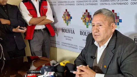 Luis Amilcar Vel&aacute;squez, viceministro de Lucha contra el Contrabando. (Foto. Min Def).