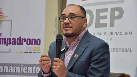 Gustavo &Aacute;vila, vocal TSE. (Foto: ABI).