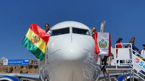 Vuelo reci&eacute;n llegado a Cusco.