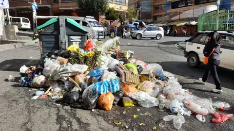 Basura La Paz. (Foto. Red Uno).