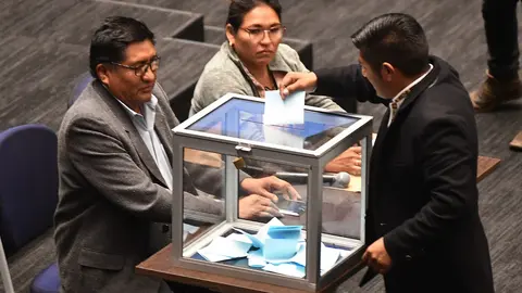 Votaci&oacute;n contratos de litio en la Asamblea. (Foto: La Patria).