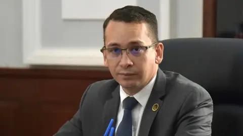 Romer Saucedo, presidente TSJ. (Foto. RR. SS.).