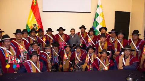 Federaci&oacute;n de Trabajadores Campesinos T&uacute;pac Katari. (Foto. AEP)