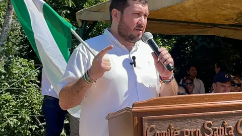 Stello Cochamanidis, presidente Comit&eacute; Pro Santa Cruz. (Foto. El Mundo).