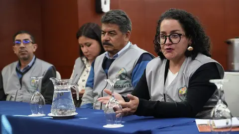 Susana Saavedra, representante de Observa Bolivia. (Foto. Observa Bolivia).