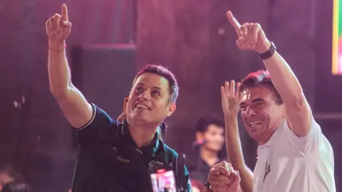 Edman Lara y Rodrigo Paz. (Foto. El Trapiezo).