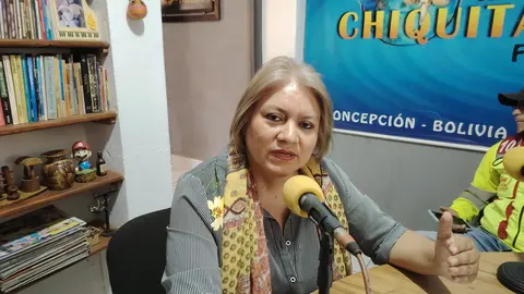 Patricia Pati&ntilde;o, diputada del PDC. (Foto. Radio Chiquitana).