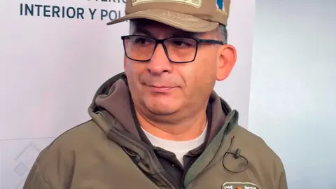 Juan Carlos Bazoalto, director nacional de la Interpol. (Foto. El Diario).