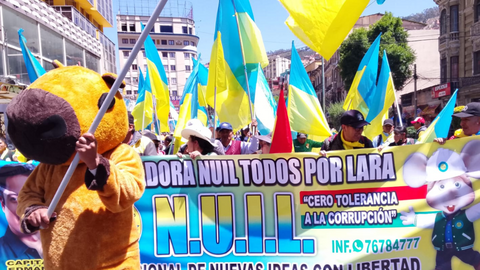 Marcha "Todos por Lara" Foto: Radio Panamericana