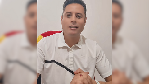 Edmand Lara. Captura de su cuenta de TikTok.