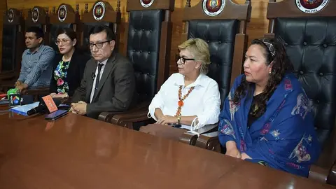 Magistrados del TCP, denominados autoprorrogados. (Foto: AEP)