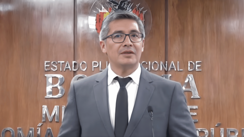 Ministro de Econom&iacute;a, Jos&eacute; Gabriel Espinoza. Foto: RRSS