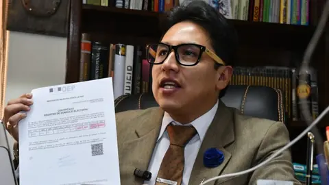 Frank Campero, abogado. (Foto. El  Alte&ntilde;o).
