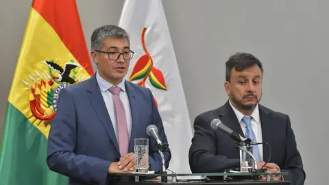 Gabriel Espinoza y Mauricio Medinaceli. (Foto: Red Uno)
