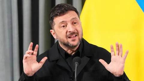 Volodimir Zelenski, presidente ucraniano. (Foto. ABC).