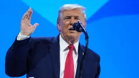 Donald Trump, en Davos. (Foto. ABC).